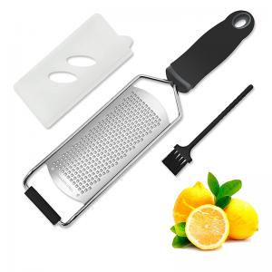 Premium Citrus Zester Lemon Zester & Cheese Grater Kitchen Grater for Parmesan, Chocolate, Fruits, Vegetables, Ginger, Garlic