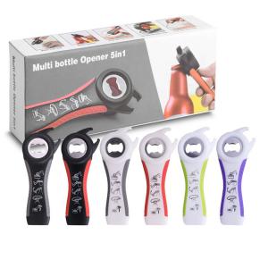 Factory Multi Function Opener Bottle Opener with Silicone Handle Easy to Use