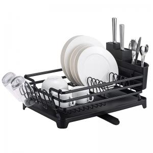 Wholesale Plastic dish drying Rack stainless steel kitchen storage rack