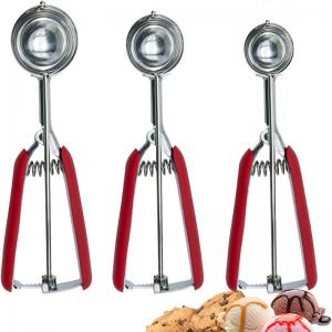 Wholesale Ice Cream Scooper For Round Balls Commercial Use Stainless Ice Cream Scoop With Handle