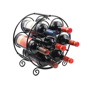  Wire Wine Shelf Rack Countertop Storage Holder Wine Bottle Holder Kitchen & Tabletop Metal Wine Rack