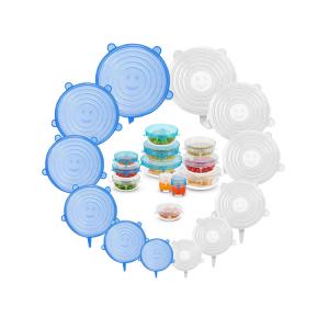 Reusable Silicone Stretch Lids,Premium Stretch Silicone Lids for Food Storage with Different Size