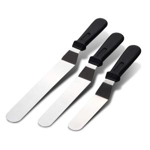 Stainless Steel Icing Spatula Cake Decorating Frosting Spatula Set of 3