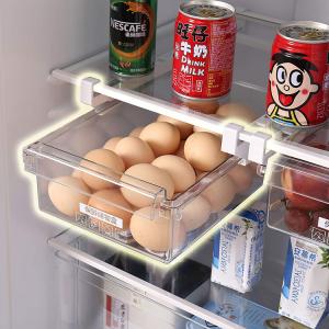 Hot Sale Refrigerator Organizer Bins with Handle Pull-out Fridge Drawer Organizer