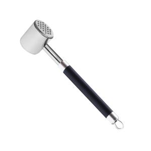 Factory Comfort Grip Handle Meat Tenderizer Tool Stainless Steel Hammer Heavy And Sturdy Meat Tenderizer