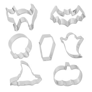 Halloween Cookie Cutters 7 Pcs Cookie Cutters Shape for Halloween Food Party Decorations Stainless Steel cookie cutter