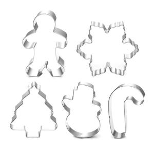 Christmas series Cookie Cutter Mould DIY cake mold shape tool, stainless steel Xtmas Food cookie cutter set