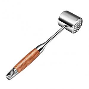 Meat Tenderizer Tool Meat Mallet Hammer 304 Stainless Steel Heavy