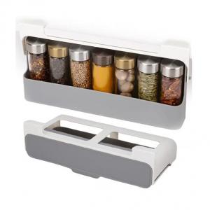 Multifunction Kitchen Organizer Rotating Storage Holder Under-shelf Spice Organizer Rack