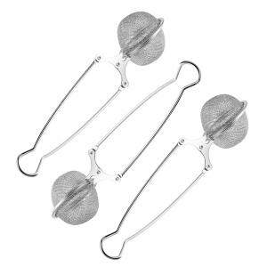 Snap Ball Tea Strainer, 3 Pack Stainless Steel Tea Infuser Filter with Handle