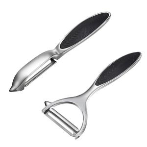 Stainless Steel Durable Non-Slip Handle Vegetable Potato Peelers for Kitchen, Fruit