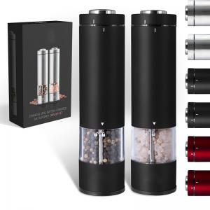 Rechargeable Electric Salt and Pepper Grinder Set